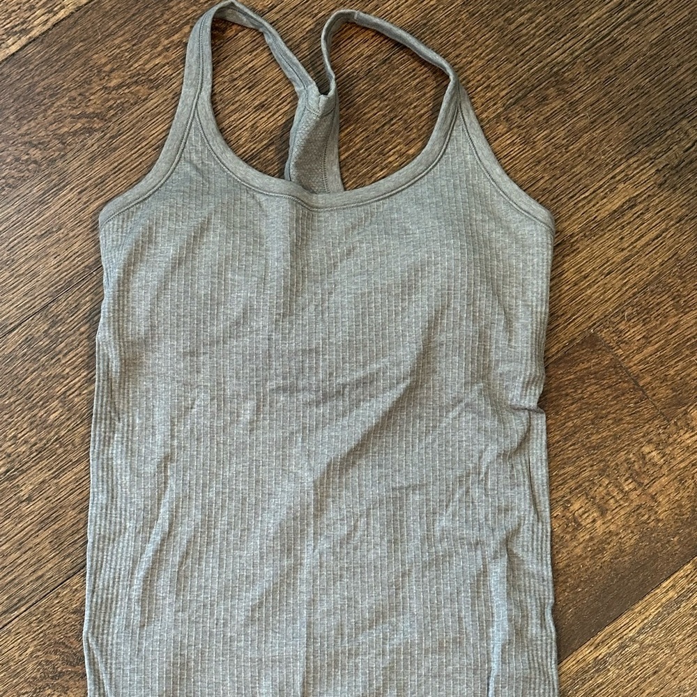 Lululemon Grey  Ebb to Street Tank. Size 6.